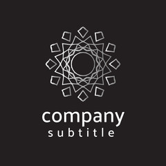 logo ornament gold