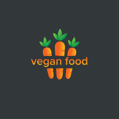 Vegan Restaurant Logo Template