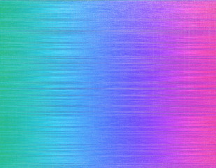 Colorful gradient metallic rainbow, pink, blue, violet, green blening zigzad vertical and horizontal line wallpaper background. Party graphic theme template.