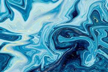 Beautiful blue background with beautiful color circulation patterns