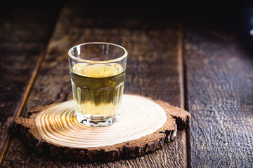 high quality distilled alcohol. Brazilian cachaça (called pinga), drip, vodka, white rum, spirits, ozo, sake or brandy.