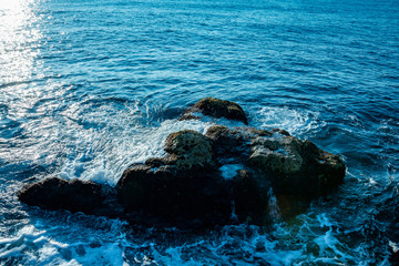 sunrise from the cliffs of the ocean