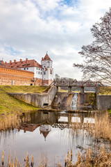 Fototapeta na wymiar Mir Castle Complex. Republic of Belarus