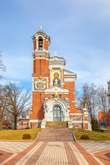 Fototapeta na wymiar Chapel-burial-vault princes of Svyatopolk-Mirsky. Republic of Belarus