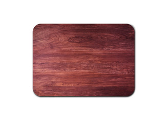 Empty rustic wood board texture isolated on white background with copy space for design or work. clipping path
