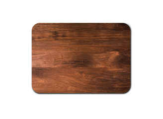 Empty rustic wood board texture isolated on white background with copy space for design or work. clipping path