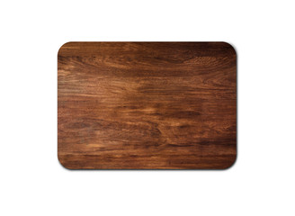 Empty rustic wood board texture isolated on white background with copy space for design or work. clipping path