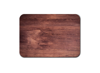 Empty rustic wood board texture isolated on white background with copy space for design or work. clipping path
