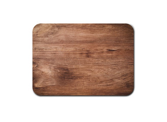 Empty rustic wood board texture isolated on white background with copy space for design or work. clipping path