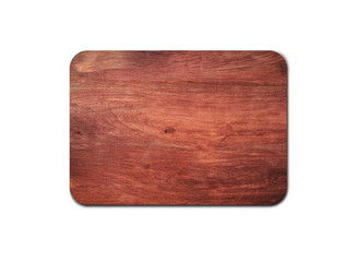 Empty rustic wood board texture isolated on white background with copy space for design or work. clipping path