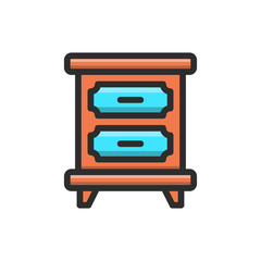 Nightstand Vector Icon