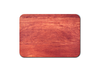 Empty rustic wood board texture isolated on white background with copy space for design or work. clipping path