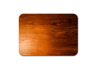 Handmade wood board texture isolated on white background with clipping path for design