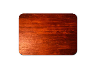 Handmade wood board texture isolated on white background with clipping path for design