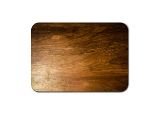 Handmade wood board texture isolated on white background with clipping path for design