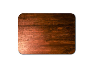 Handmade wood board texture isolated on white background with clipping path for design