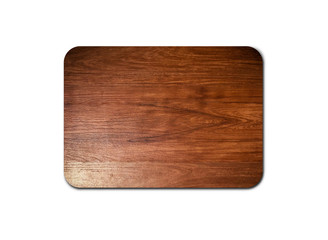 Handmade wood board texture isolated on white background with clipping path for design