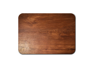 Handmade wood board texture isolated on white background with clipping path for design