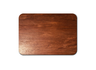 Handmade wood board texture isolated on white background with clipping path for design