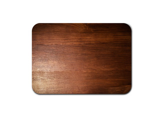 Handmade wood board texture isolated on white background with clipping path for design