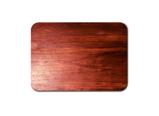 Handmade wood board texture isolated on white background with clipping path for design