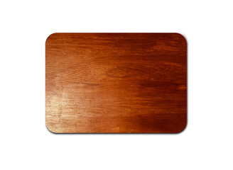 Handmade wood board texture isolated on white background with clipping path for design