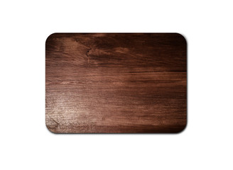 Handmade wood board texture isolated on white background with clipping path for design