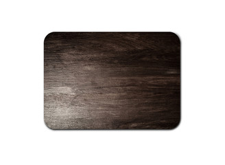 Handmade wood board texture isolated on white background with clipping path for design