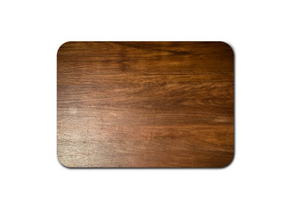 Handmade wood board texture isolated on white background with clipping path for design