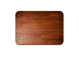Handmade wood board texture isolated on white background with clipping path for design