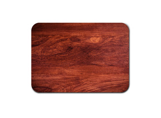 Closeup of pine wooden board isolated on white background with copy space and clipping path for design