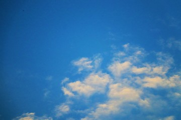 blue sky with clouds