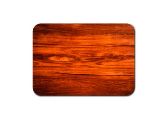 Closeup of pine wooden board isolated on white background with copy space and clipping path for design