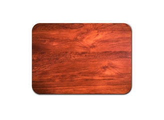Closeup of pine wooden board isolated on white background with copy space and clipping path for design