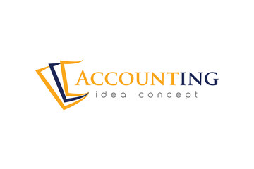 Creative Accounting Concept Logo Design Template