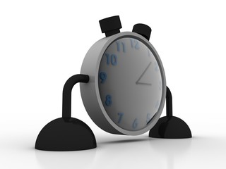 3d illustration stopwatch
