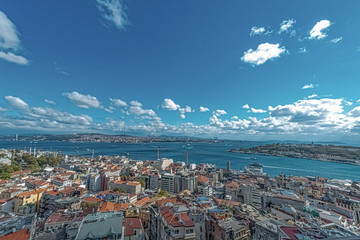 Turkish city of Istanbul historical monuments and views