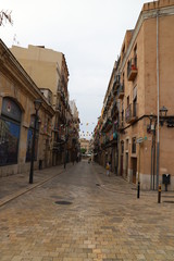 paysage  ville Alquézar montagne  et canion