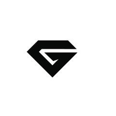 g 6 initial black logo icon design