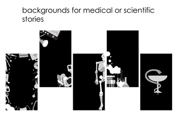 Layout for stories on medical theme