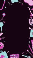 Layout for stories on medical theme