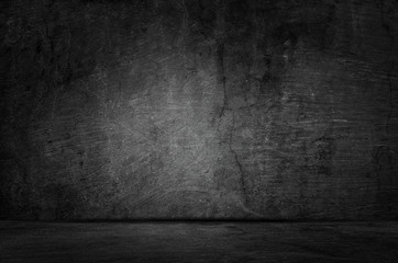 Texture dark concentrate floor with mist or fog