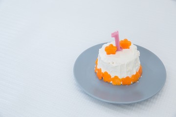 1歳のバースデーケーキ