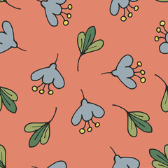 Cartoon flowers for design.