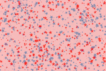 Abstract colorful stars pattern