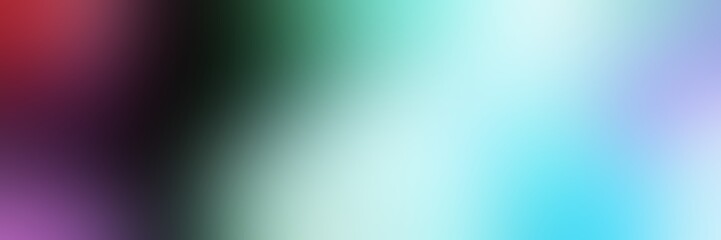 abstract blurred backdrop with very dark magenta, powder blue and sea green colors. blurred design element can be used as background, wallpaper or texture