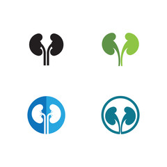 Set of kidney vector illustration design logo