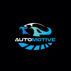 modern simple car logo. icon template, design illustration