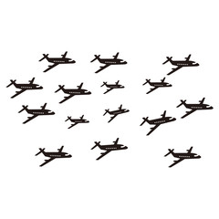 airplane icon set,symbol vector illustration	
