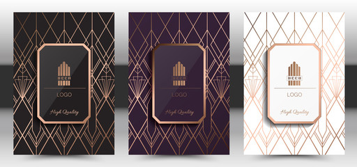 Deco Luxury Premium menu design,Product cover Package, Bag,Financial Annual report for Business brochure layout design template, Flyer Design or Leaflet advertising,  A4 size illustrator 